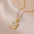 GlamZircon Chic Square Sugar Pendant Necklace with Zircon Crystals - LauBelle Brand