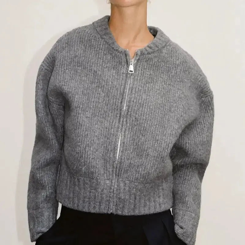 Retro Vintage-Inspired Sweater Coat for Classic Style and Warmth - LauBelle