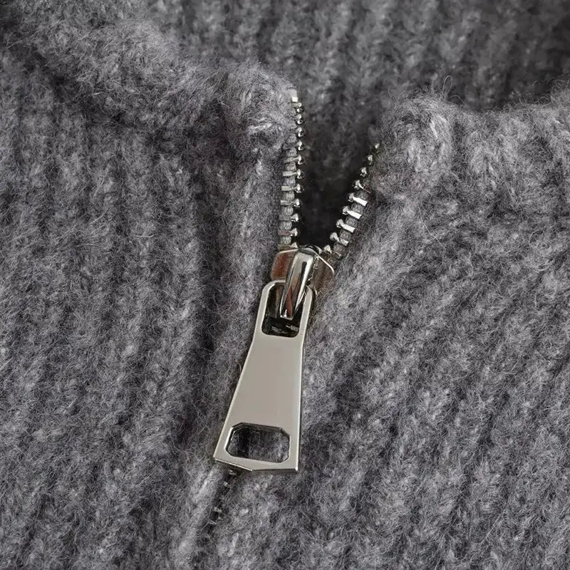 Retro Vintage-Inspired Sweater Coat for Classic Style and Warmth - LauBelle Brand