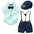 Little Gents Climb Romper in Soft Breathable Cotton - LauBelle Brand