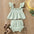 Sling Hot Pants Set with High Waisted Shorts and Matching Top - LauBelle