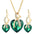 LoveGem Heart Crystal Zircon Earrings - LauBelle
