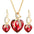 LoveGem Heart Crystal Zircon Earrings - LauBelle