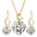 LoveGem Heart Crystal Zircon Earrings - LauBelle
