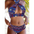 EuroAmour Stripe Cross Bikini with Nautical Inspired Design - LauBelle