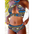 EuroAmour Stripe Cross Bikini with Nautical Inspired Design - LauBelle