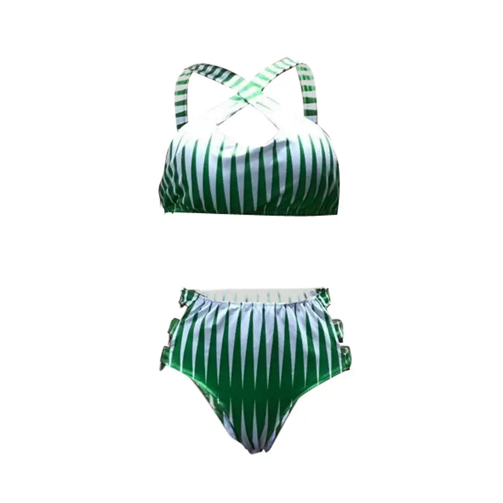 DigitSwim Trio Print Bikini Set with Adjustable Triangle Top and Cheeky Bottoms - LauBelle