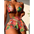 Flowerleaf Bikini Set with Vibrant Floral and Leaf Pattern - LauBelle