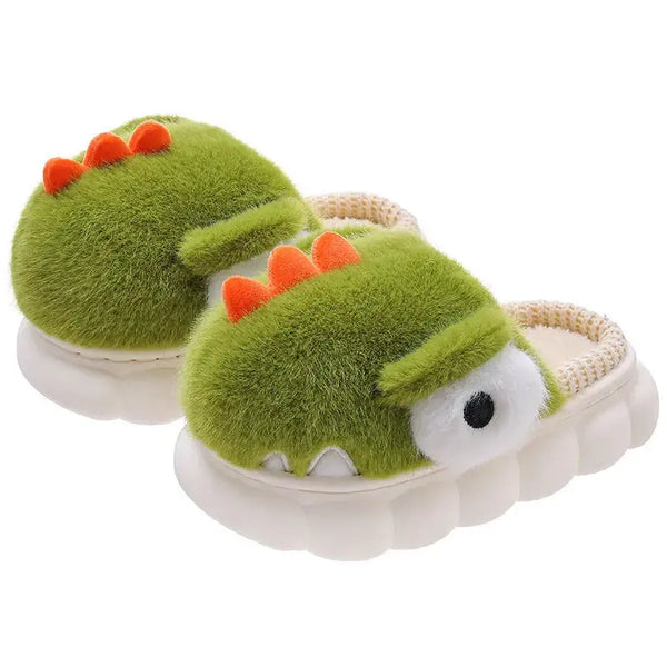 Dino Cozy Slippers for Warmth and Whimsical Style - LauBelle