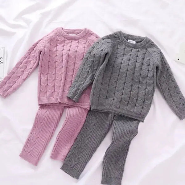 Winter Sweater Pants in Soft Warm Knit - LauBelle