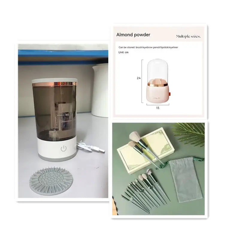 Women Eye Shadow Brush Cleaning Tool for Deep Makeup Brush Cleaning - LauBelle