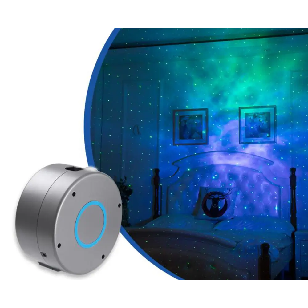 Dynamic Starry Sky Night Light Projector with 7 Color Options - LauBelle Brand