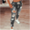 Lace Up Denim Slim Fit Trousers for Women - LauBelle Brand