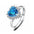 Micro Gem Heart Ocean Jewelry Set with Sea-Inspired Detailing - LauBelle