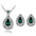 CrystalShield Necklace with Captivating Crystal Pendant on Dainty Chain - LauBelle