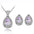 CrystalShield Necklace with Captivating Crystal Pendant on Dainty Chain - LauBelle
