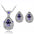 CrystalShield Necklace with Captivating Crystal Pendant on Dainty Chain - LauBelle