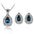 CrystalShield Necklace with Captivating Crystal Pendant on Dainty Chain - LauBelle