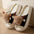 Linen Hollow Out Flip Flops - LauBelle Brand