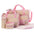 Beige and Black Diaper Bag Set with Planner and Water Bottle - LauBelle