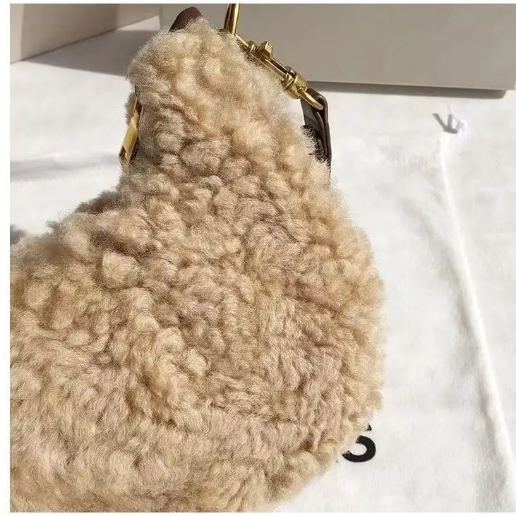 CozyCarry: Plush Shoulder Bag - LauBelle Brand