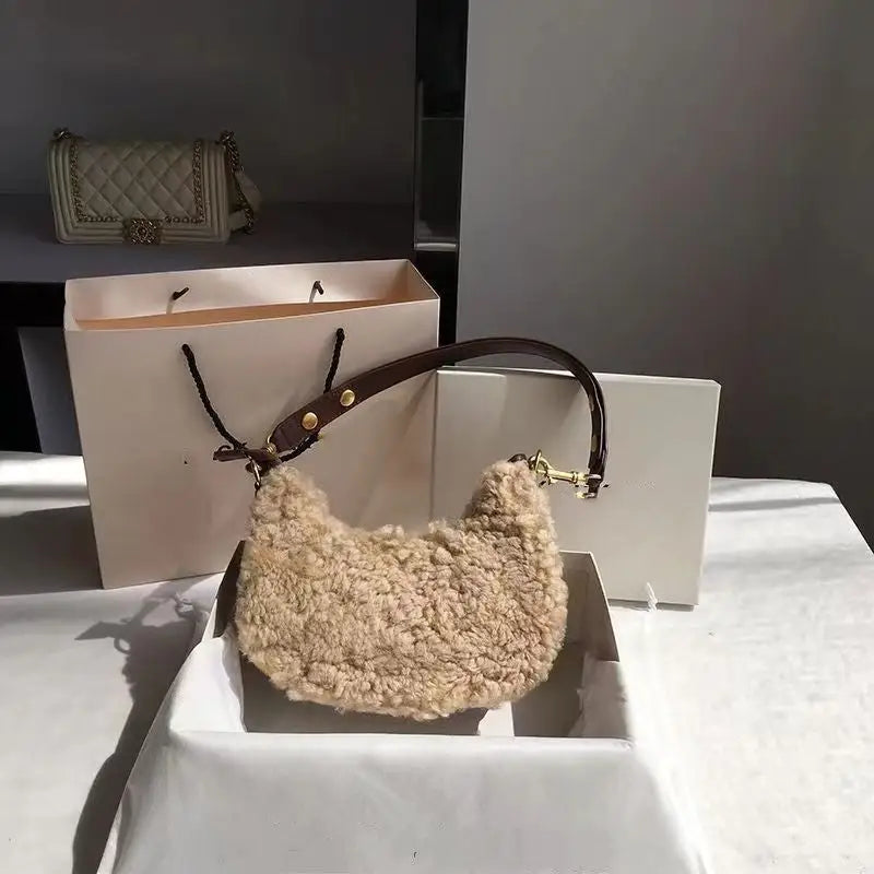 CozyCarry: Plush Shoulder Bag - LauBelle