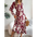 RuffleBloom Adjustable Sleeve Dress with Flowy Silhouette and Ruffled Neckline - LauBelle Brand