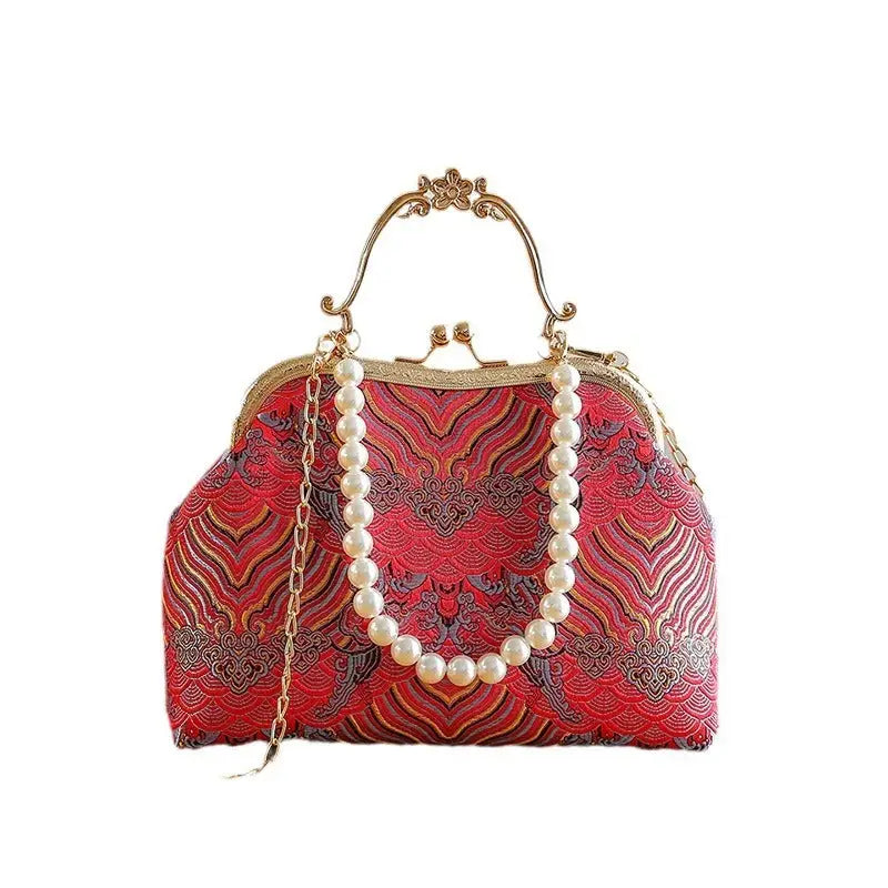 Lace Luxe Elegant Women's Spacious Shoulder Handbag - LauBelle