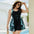 ChicWave Womens Modest Print Split Swimsuit - LauBelle