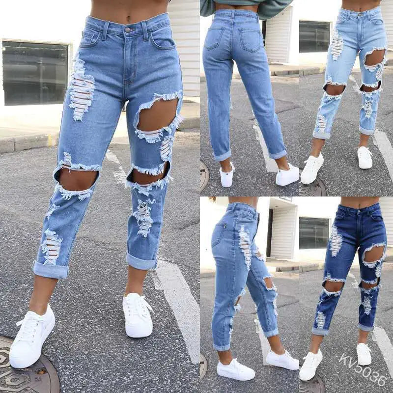 EurAm Trendy Straight Jeans with Comfortable High-Quality Denim - LauBelle