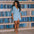 ChicHue StitchSuit Light Blue Blazer Dress - LauBelle Brand