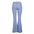 RetroFlare Distressed Jeans with Vintage Inspired Premium Denim - LauBelle