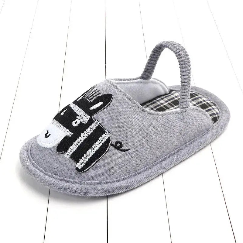 CuddleSteps Breathable Cotton Baby Slippers for First Steps - LauBelle