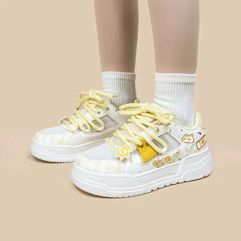K-Dopamine Korean Style Mesh Sneakers for Women - LauBelle