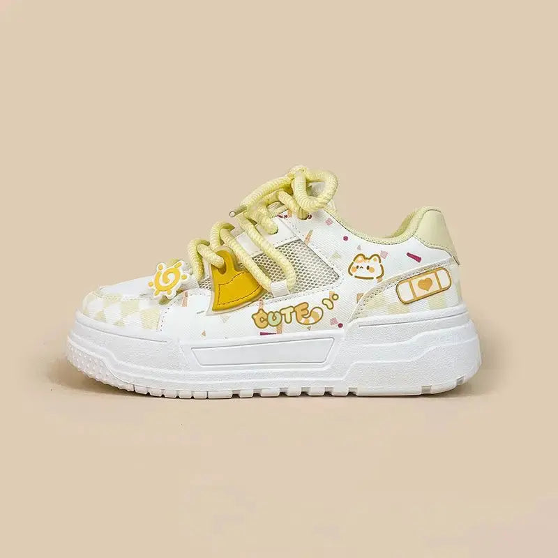 K-Dopamine Korean Style Mesh Sneakers for Women - LauBelle Brand
