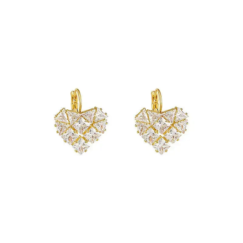 Chérie Zircon Earrings for Elegant and Versatile Wear - LauBelle