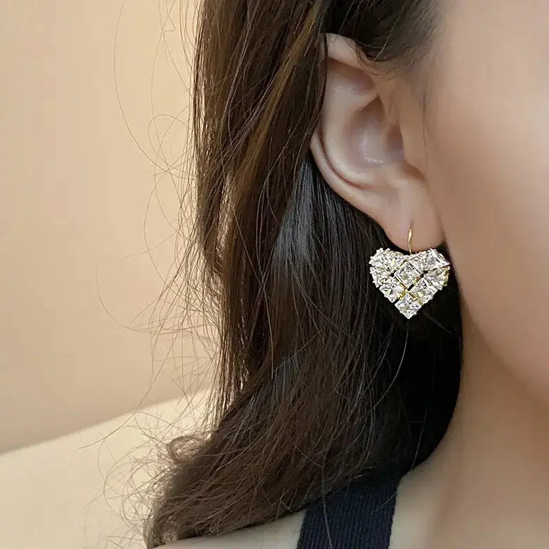 Chérie Zircon Earrings for Elegant and Versatile Wear - LauBelle