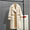 Cream Double-Breasted Faux Fur Wool Coat - LauBelle Brand