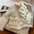 Cream Tweed Quilted Slim Jacket with Faux Fur Trim - LauBelle Brand