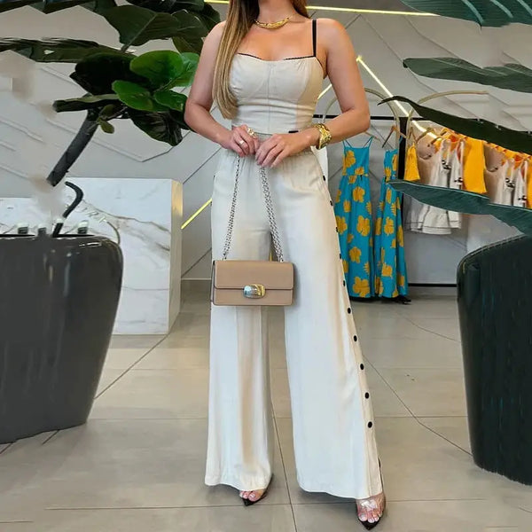 FlexFit Suspender Pants for Style and Comfort - LauBelle