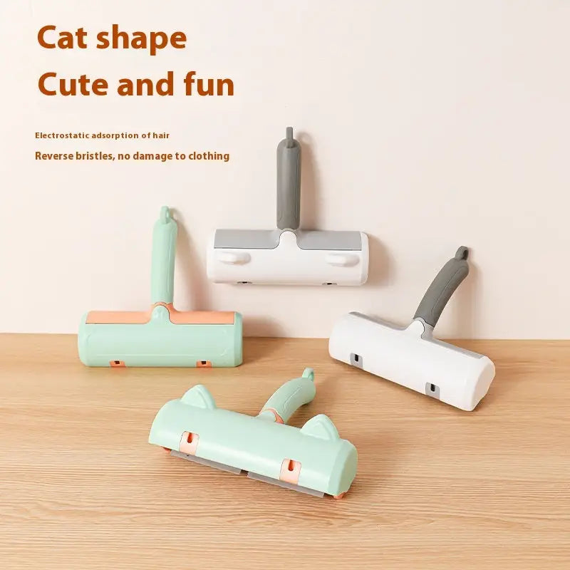 Cat Hair Removal Brush in Mint Green or Twilight Gray - LauBelle
