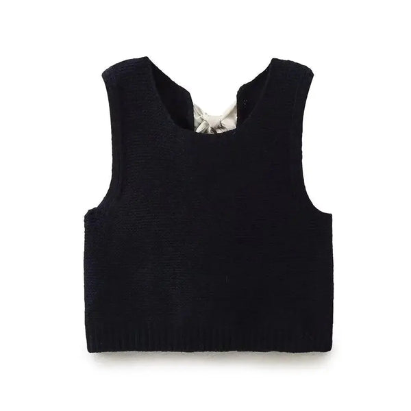 BreezyBow Womens Hollow Out Sweater Vest for Layering - LauBelle