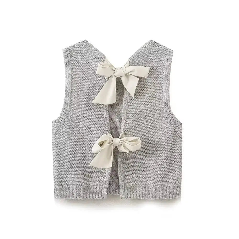 BreezyBow Womens Hollow Out Sweater Vest for Layering - LauBelle Brand