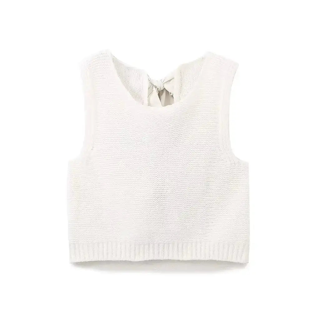 BreezyBow Womens Hollow Out Sweater Vest for Layering - LauBelle Brand
