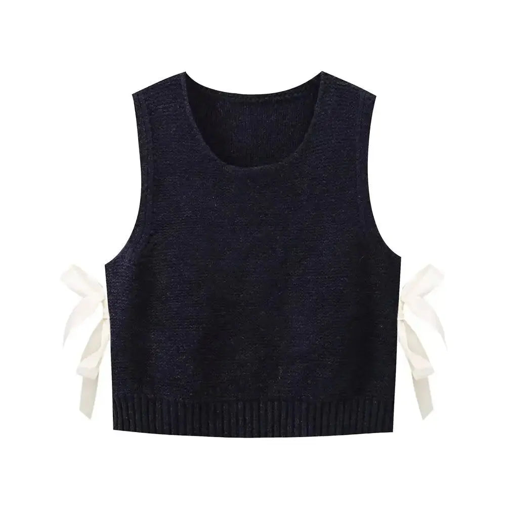 BreezyBow Womens Hollow Out Sweater Vest for Layering - LauBelle Brand