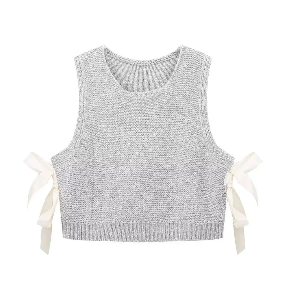 BreezyBow Womens Hollow Out Sweater Vest for Layering - LauBelle Brand