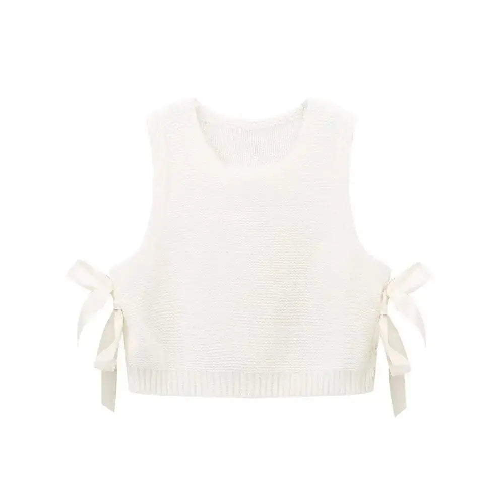 BreezyBow Womens Hollow Out Sweater Vest for Layering - LauBelle