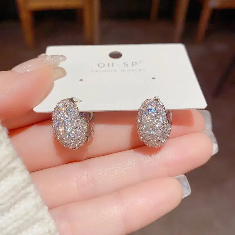 Golden Geo Chic 14K Gold Fashion Ear Clips - LauBelle