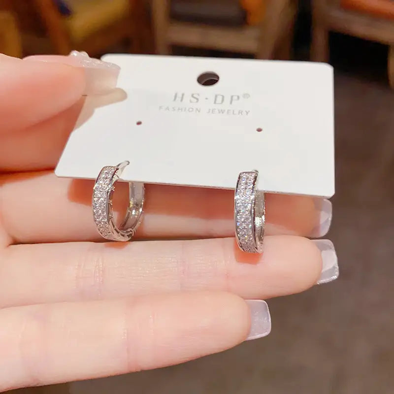 Golden Geo Chic 14K Gold Fashion Ear Clips - LauBelle