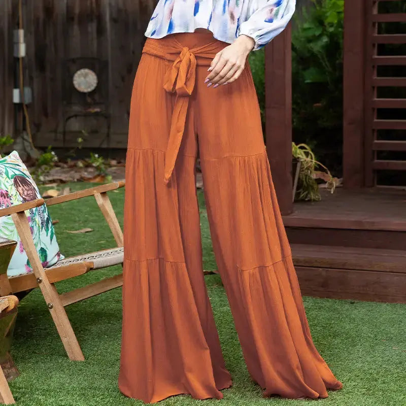 Fashion SmockTrousers with Unique Waistband and Comfortable Loose Fit - LauBelle Brand
